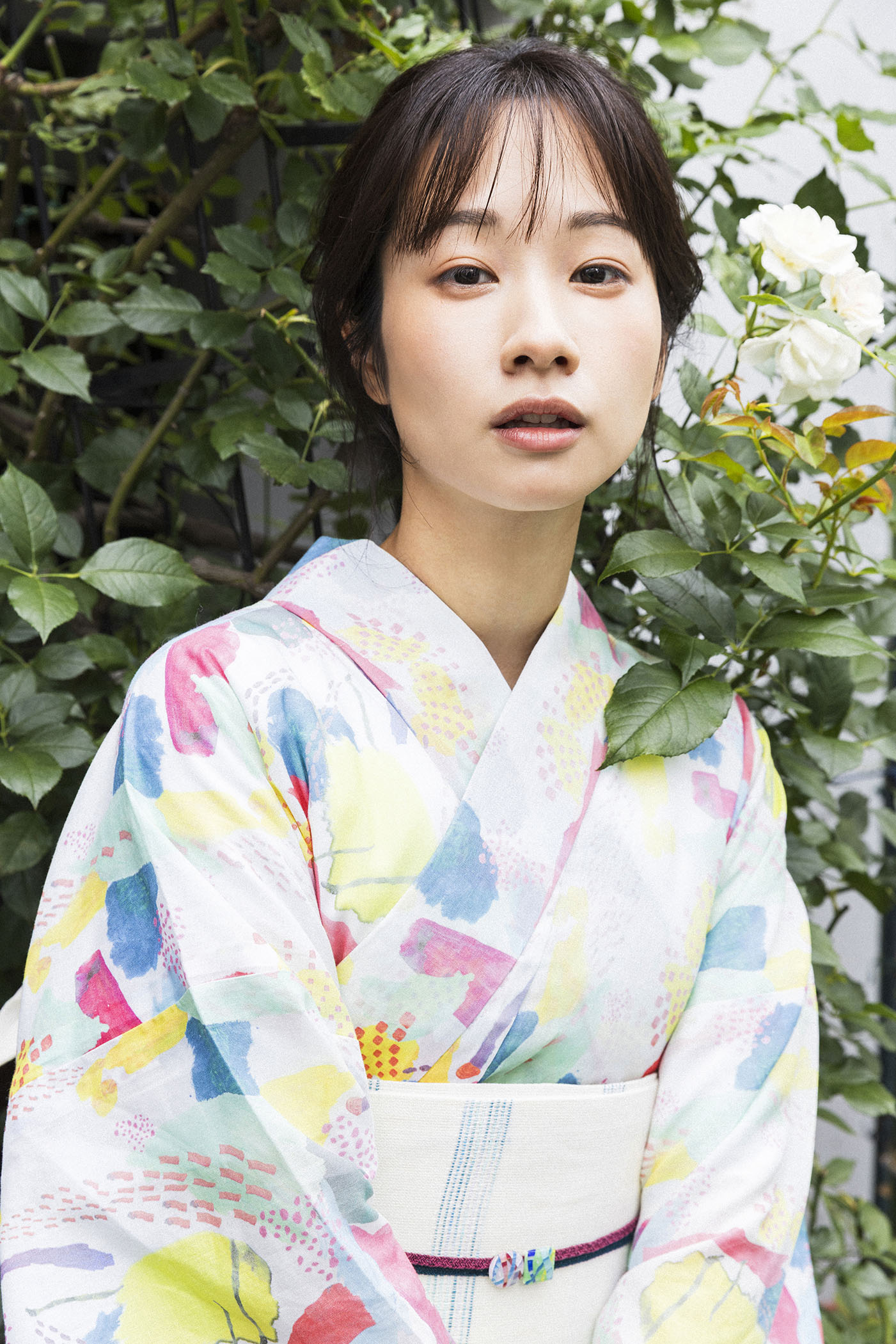 藤間爽子がまとう、日常を彩る浴衣79