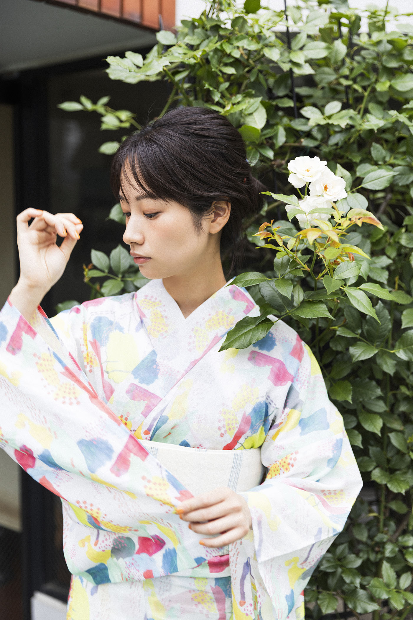 藤間爽子がまとう、日常を彩る浴衣80