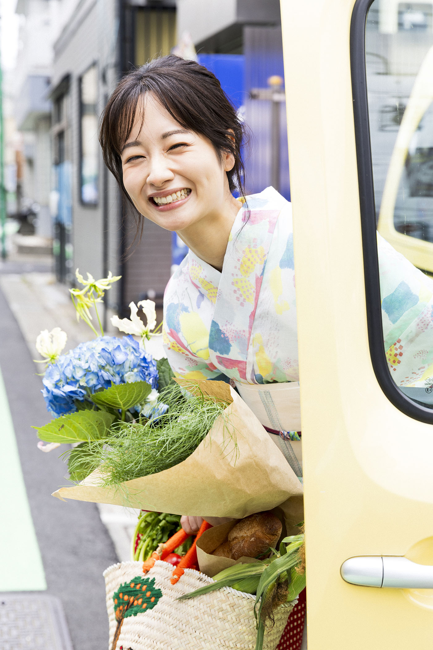 藤間爽子がまとう、日常を彩る浴衣82