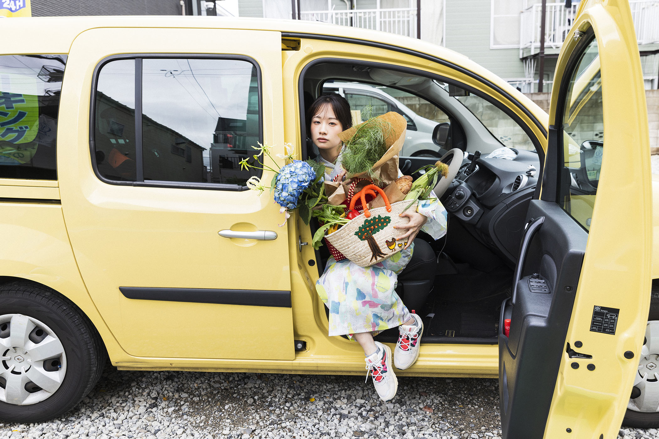 藤間爽子がまとう、日常を彩る浴衣85
