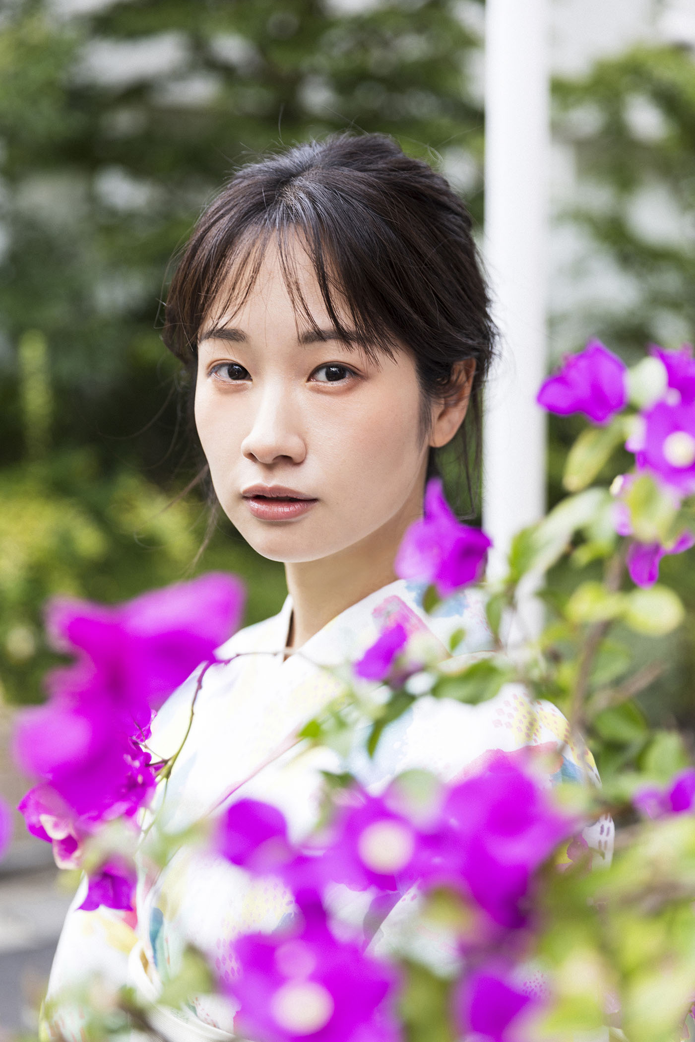 藤間爽子がまとう、日常を彩る浴衣86