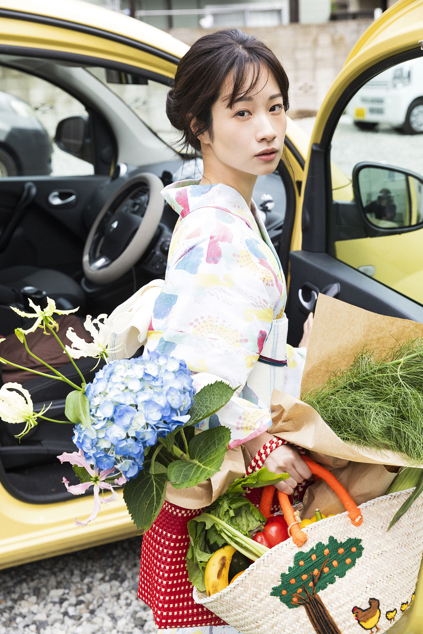 藤間爽子がまとう、日常を彩る浴衣108