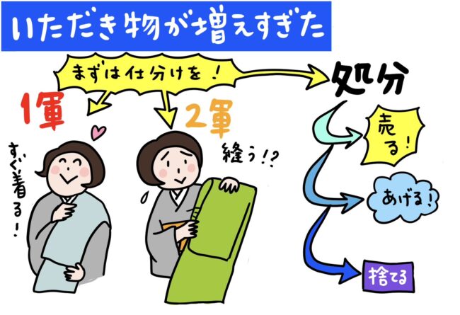 【Q33】いただき物が増えてきた 「いまさんの着物お悩み相談室」