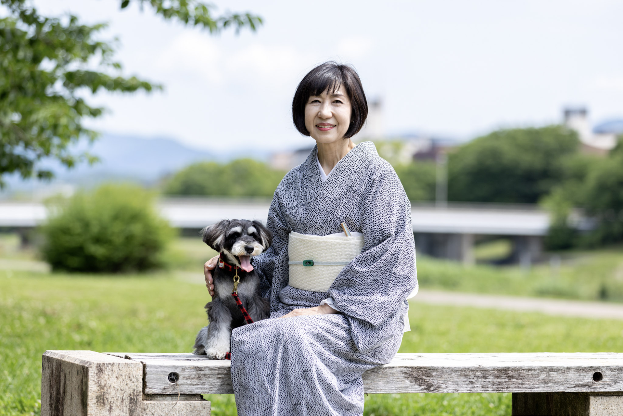 愛犬と
