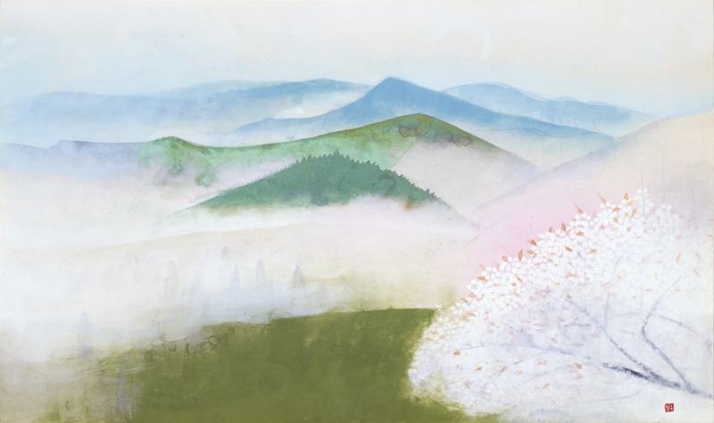 《吉野》 奥村土牛 1977(昭和52)年 山種美術館