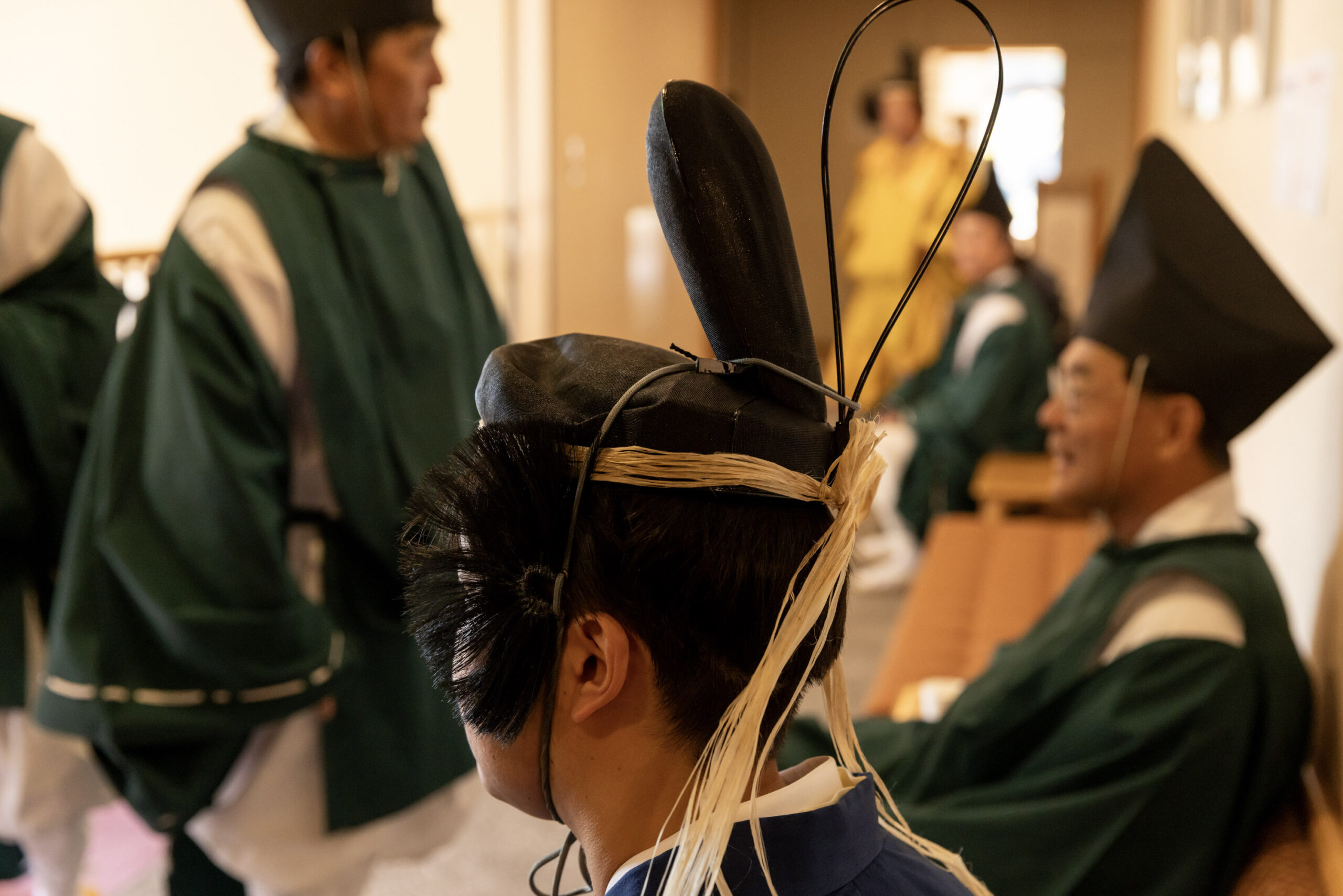 斎宮が乗る輿を担ぐ賀輿丁