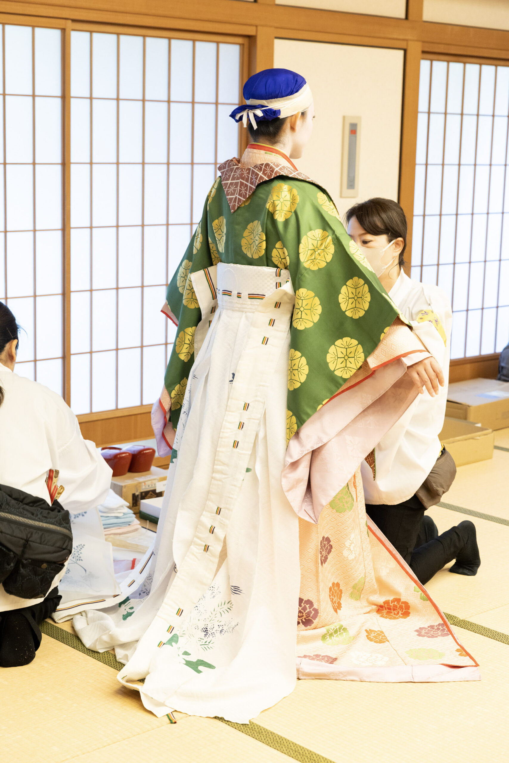 装束の着付け