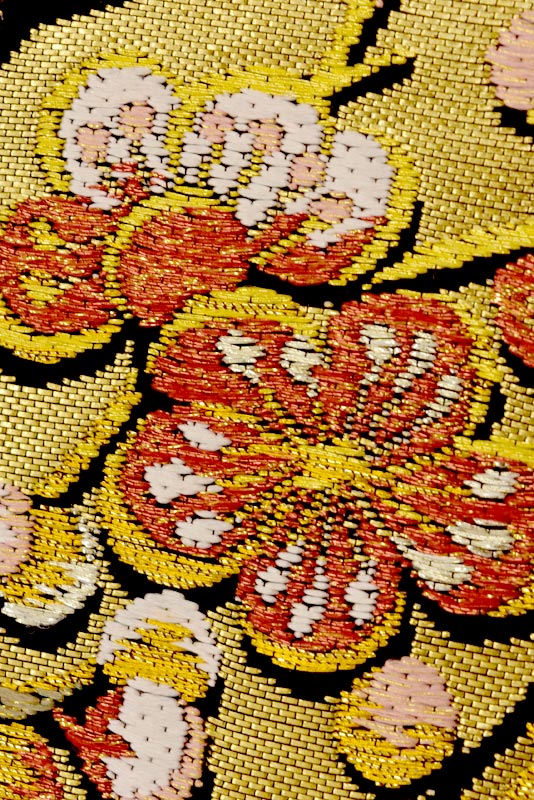 【龍村美術織物】 傑作最高級西陣織本袋帯 「七宝四君子」 圧倒的技量！ 美術織物の真髄をご覧あれ！