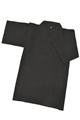 【男女兼用】 半衿付きTシャツ ブラック Sサイズ