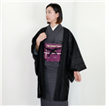 【Kimono_Factory_nono】 レース薄羽織～Ranka～ ブラック
