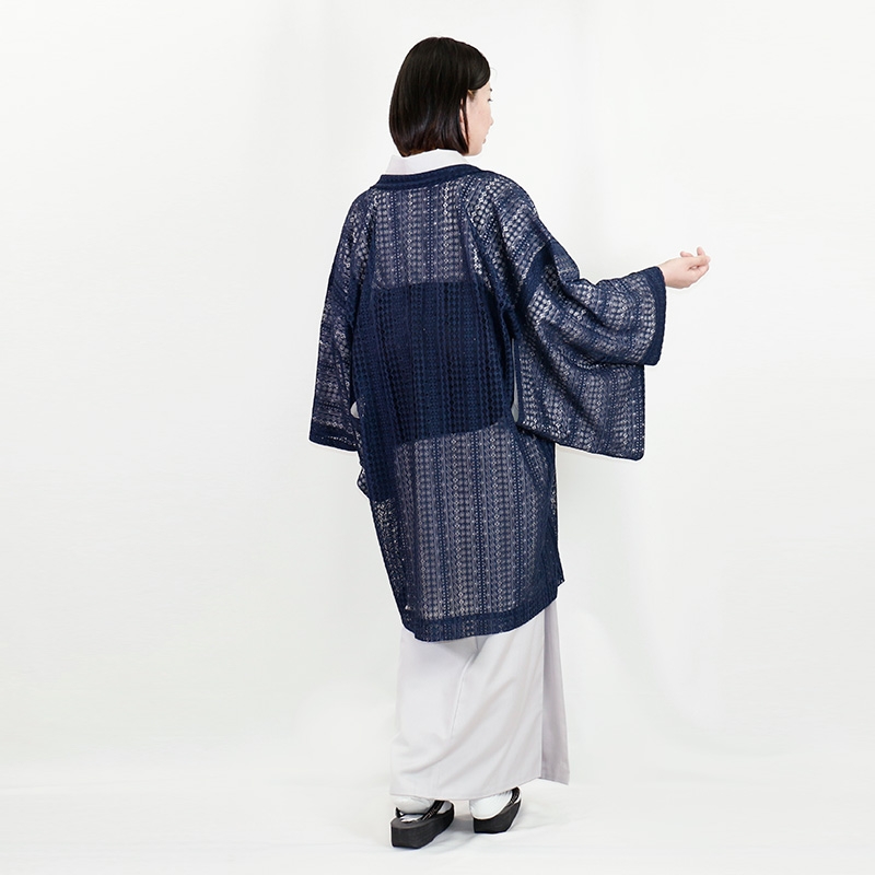 Kimono_Factory_nono] レース薄羽織～Ranka～ ネイビー|京都きもの市場