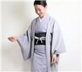 【Kimono_Factory_nono】 レース薄羽織～Sheer～ グレー