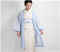 【Kimono_Factory_nono】 レース薄羽織～Sheer～ サックス