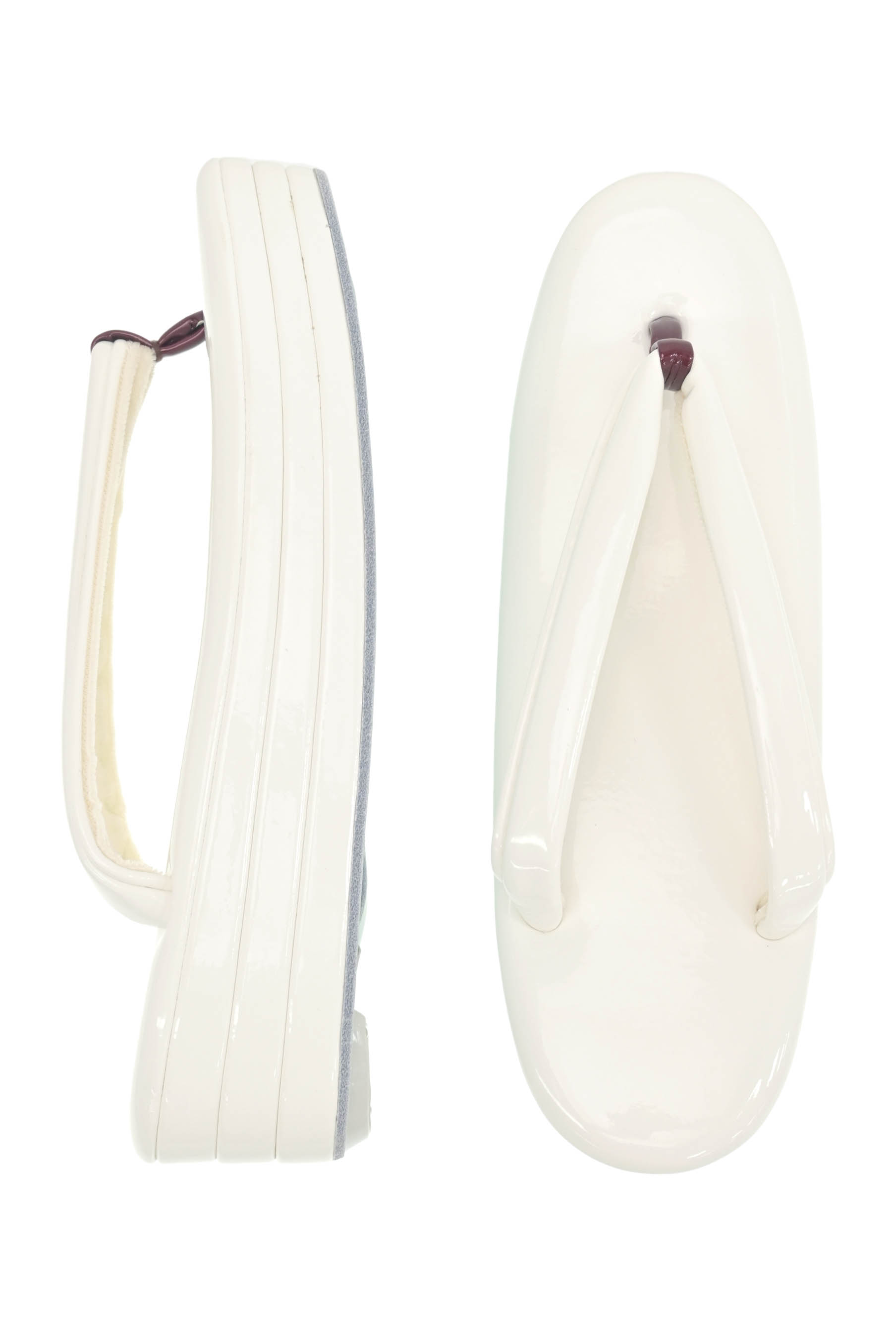 京紫野大原商店] 丹頂花緒草履 足サイズ：23cm～24cm (07)ホワイト 