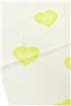 [京都富小路きねや] 帯揚げ 綸出し絞り染め 菱地紋ハート絞り (04)黄緑 ＃カジュアル