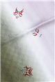 [京都富小路きねや] 帯揚げ　型絵染め隈取り柄 (14)モスグリーン＆ローズミスト ＃カジュアル