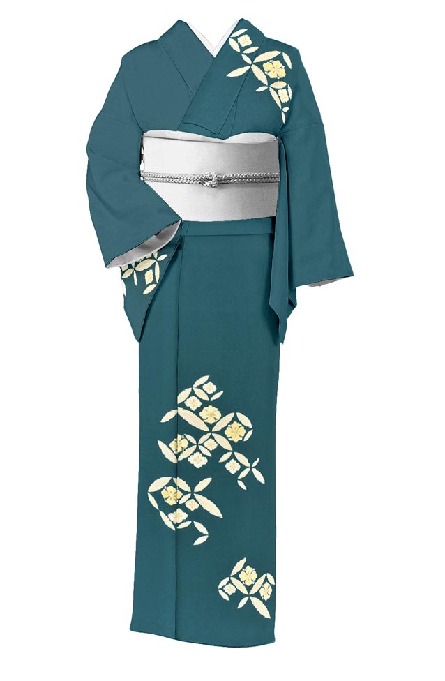 十日町紬訪問着 仮エバ 未仕立て品 お得な情報満載 - yankedesignstc.com