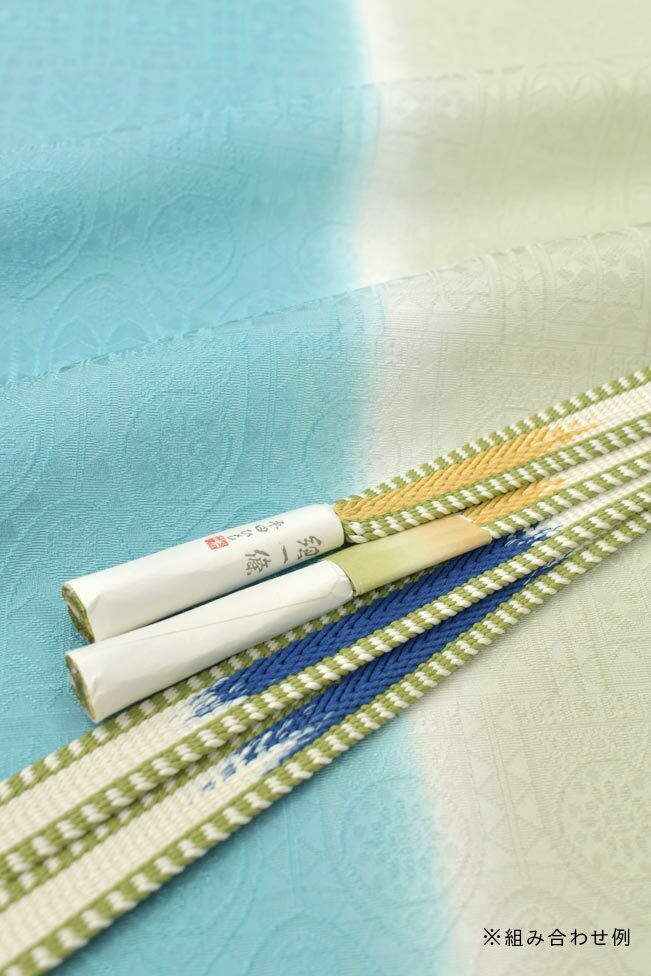 ハイクオリティ 手組み帯締め 綾竹鎌倉組 新品 木箱入 江戸組紐
