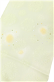 [衿秀] 丹後ちりめん帯揚げ 唐織紋意匠地 華紋地ホタルぼかしに金彩 白緑色