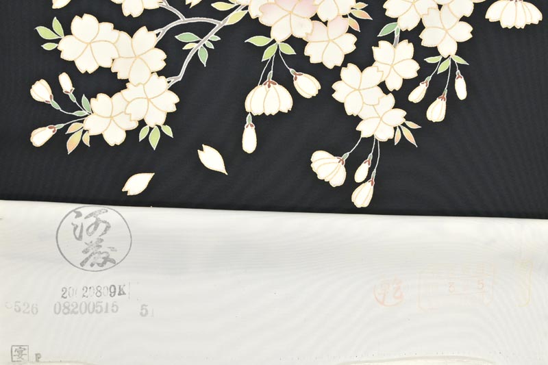 有名工芸染匠】 本手描京友禅塩瀬九寸名古屋帯 ＜河藤縮緬・駒