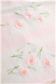 [京都富小路きねや] 帯揚げ 桜地紋にぼかし入桜刺繍 (01)ピンク