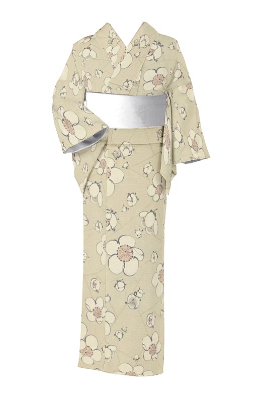 夏物/浴衣] 芸艸堂(うんそうどう) 特選お仕立て上がり浴衣(綿紅梅