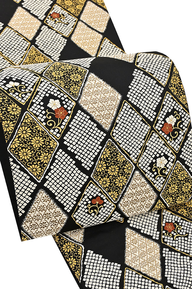 国内最安値！ 新品❗️西陣織の袋帯⭐唐織 四季の花々 フォーマル 1421