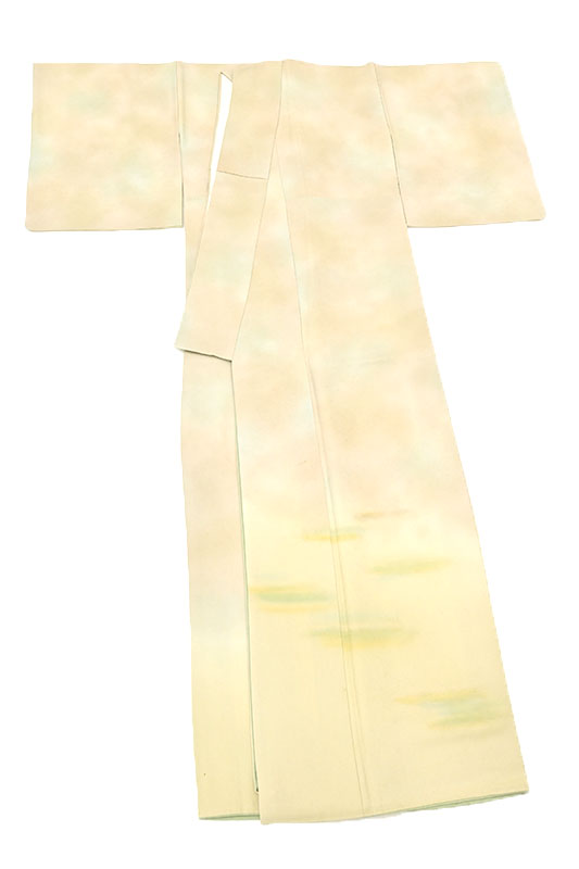“Web限定販売品!” 【アンティーク着物】 【紙芸愛歌・綺裳野】 暈し染訪問着 ≪御仕立て上がり・中古品≫ 広がる幻想的な世界… 身丈155 裄65