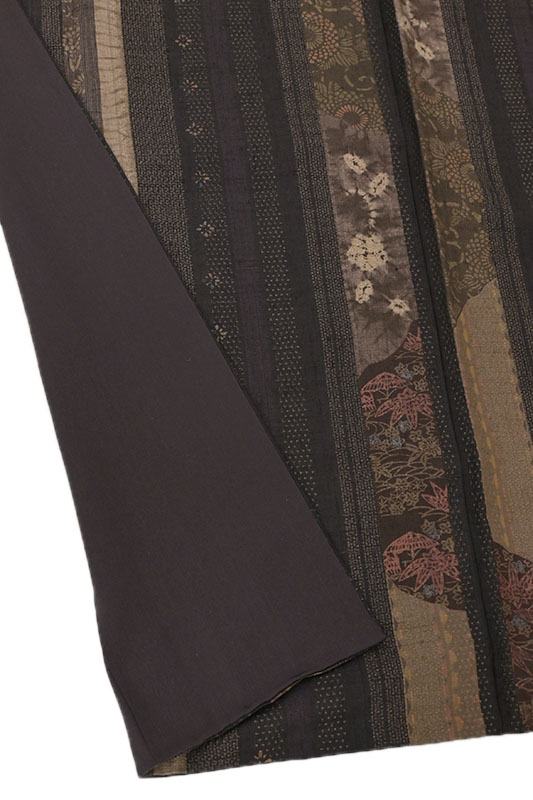 16900円 訳あり 旭日小綬章受賞作家 七代目 吉澤与市 ～手絞り紬 型染～ 真綿紬のお着物です
