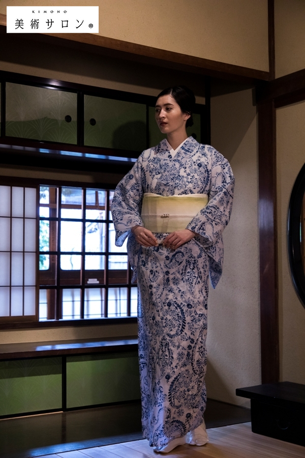 ナチュラ 撫松庵 ぶしょうあん 綿麻 浴衣 ちぢみ | linkawyx.com