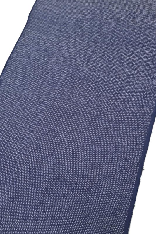 【本場奄美大島紬】 正藍大島紬着尺 7マルキカタス式 伝統的工芸品 「蚊絣無地」 お待たせしました、大島ファンの方へ。 超希少な藍大島の蚊絣。