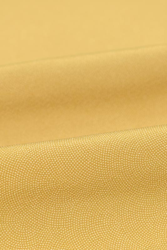【伝統工芸士 光擴】 創作江戸小紋着尺 ~伝統工芸伊勢型写~ 「極の鮫小紋・黄朽葉」 お稽古やおでかけにも!