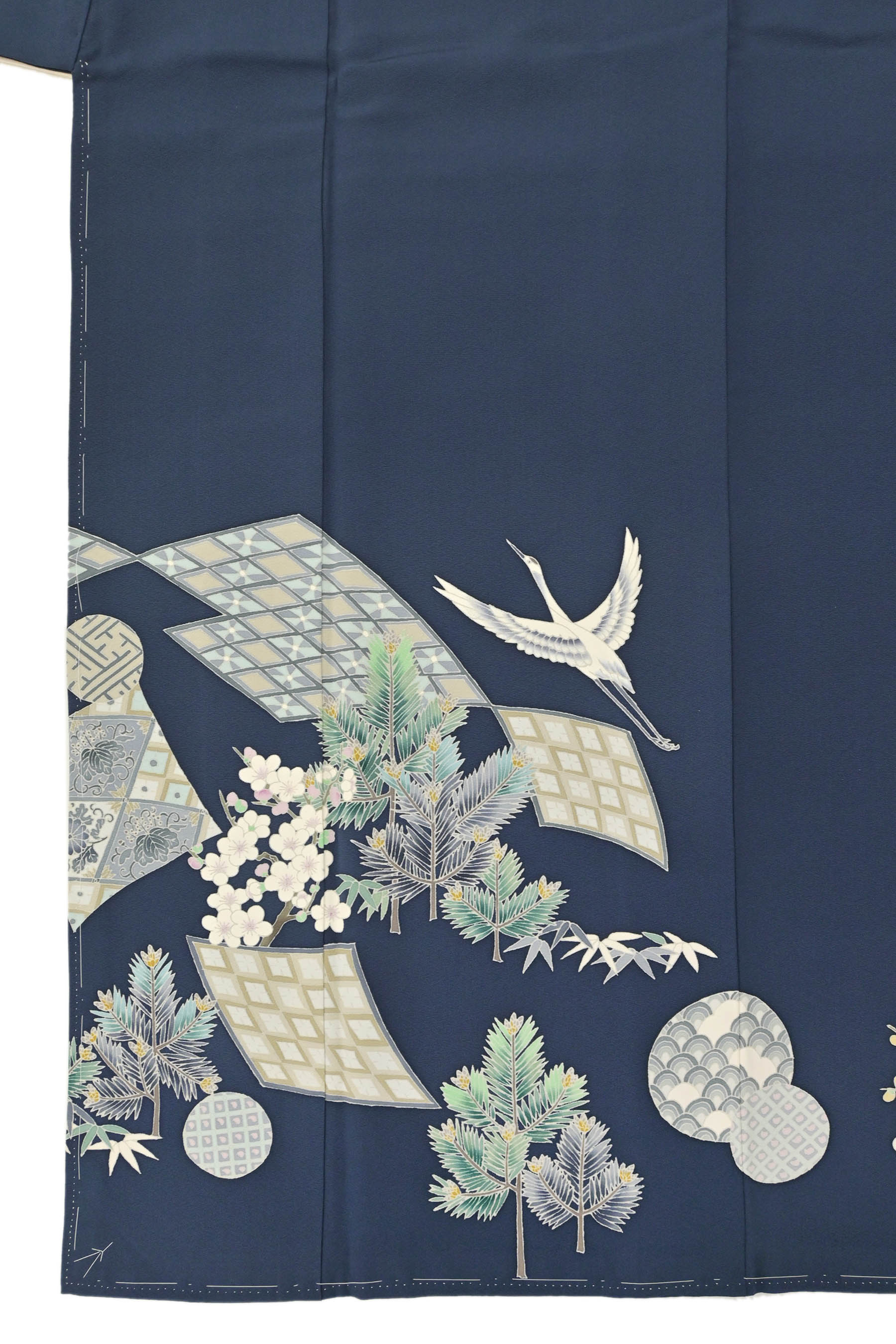 【寺西秀樹】 特選本加賀友禅色留袖 ≪御仕立て上がり・中古美品≫ 「祝賀の宴」 繊細な筆の運び、加賀五彩の味わい 身丈160　裄67.5