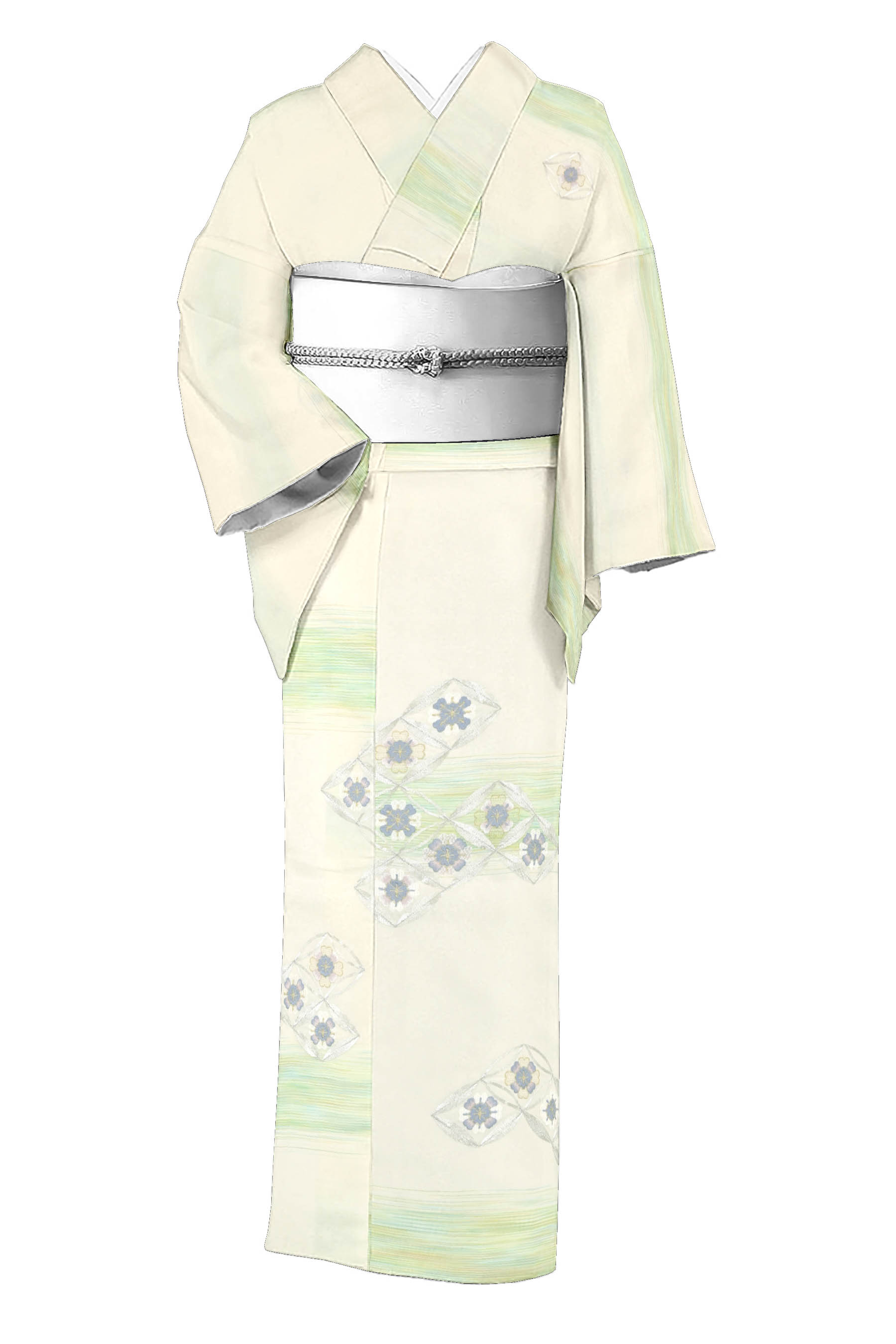 商品詳細 - 西陣御召 刺繍訪問着 京都きもの市場【公式】
