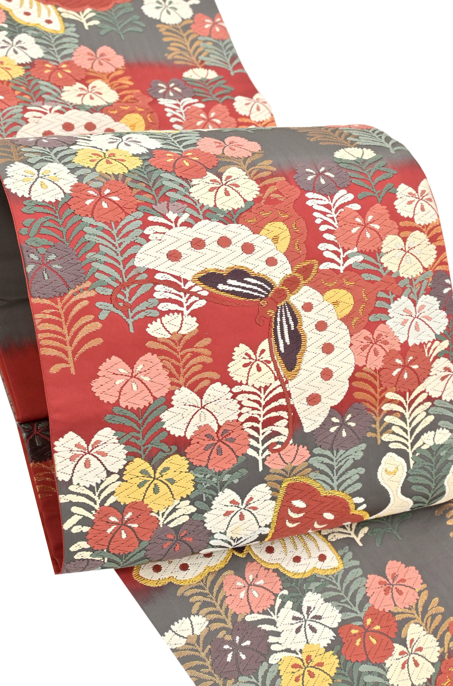 日本製・綿100% 品のある存在感 唐織の袋帯 | southbayplanning.com