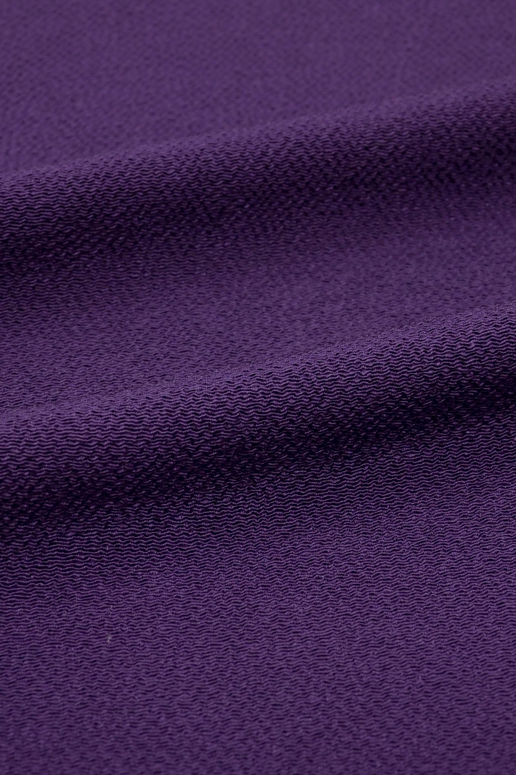 正絹ちりめん無地帯揚げ 水撚八丁撚糸 (06)深紫