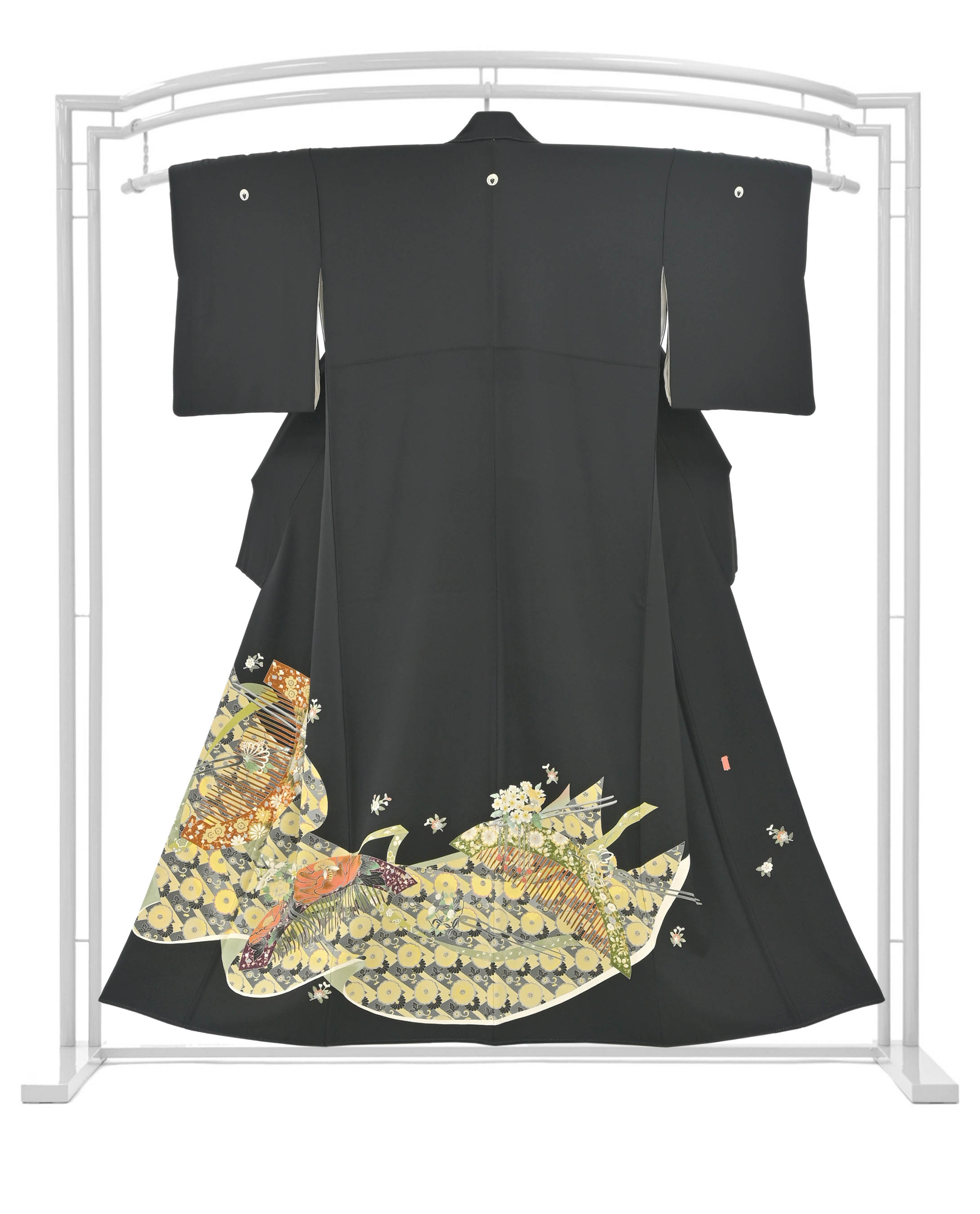 商品詳細 - 【巨匠・柿本市郎】加賀友禅黒留袖・中古美品 京都きもの 