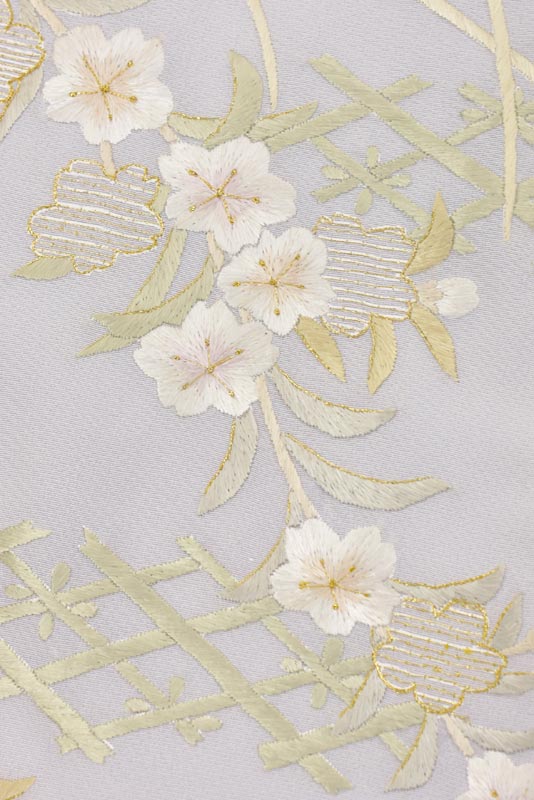 京の名工房】 高級総手刺繍訪問着 「麗彩桜華文」 立体感溢れる…女性美 ...