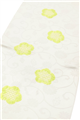 [京都富小路きねや] 綸子梅絞り帯揚げ 菊唐草地紋 (07)黄緑
