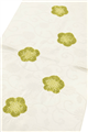 [京都富小路きねや] 綸子梅絞り帯揚げ 菊唐草地紋 (18)抹茶緑