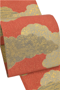 商品詳細 - 本場牛首紬染袋帯 中古美品 帯締め付き 京都きもの市場【公式】