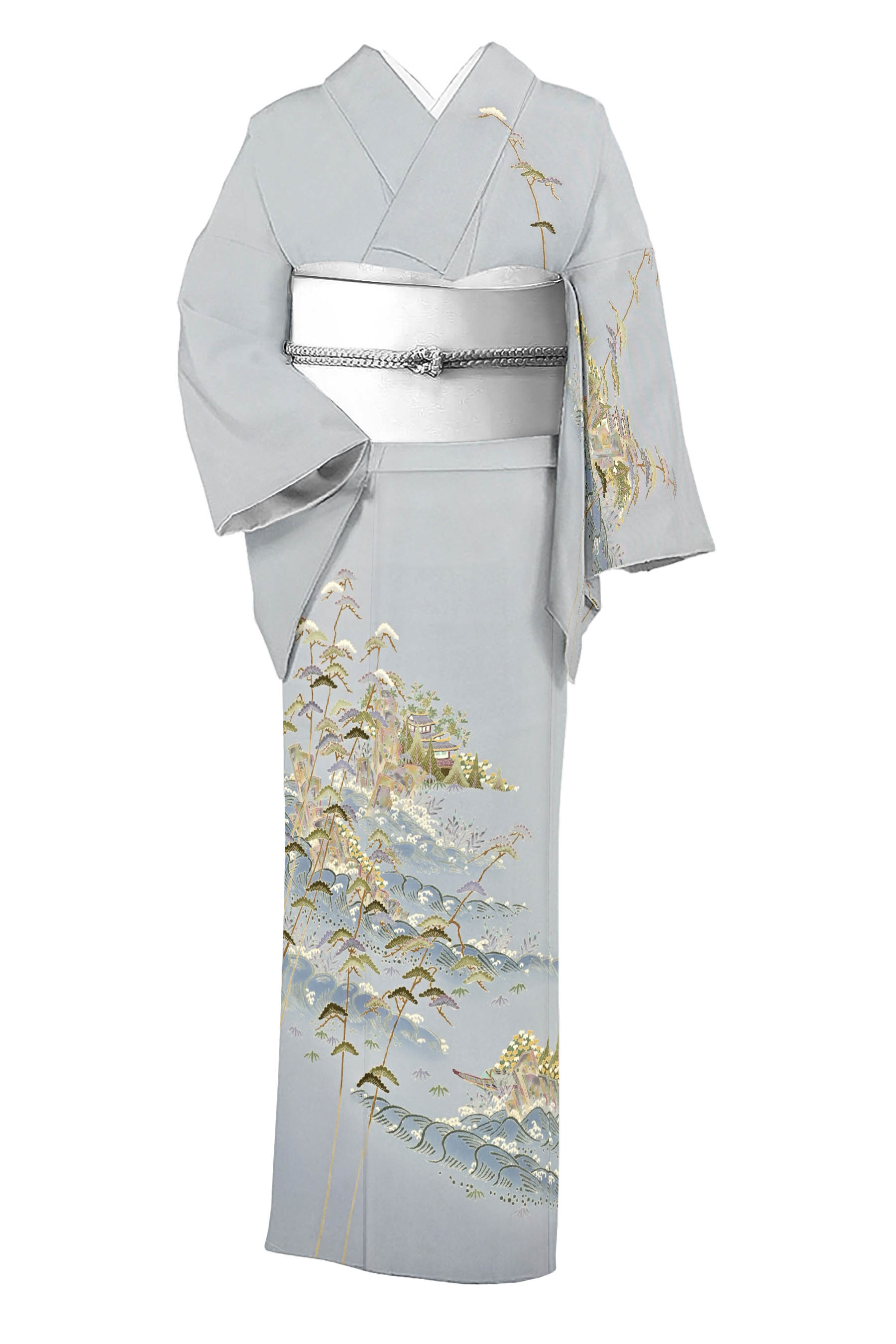 【新品未使用】加賀友禅　訪問着　小田美千代 着物 浴衣/水着 レディース 新着
