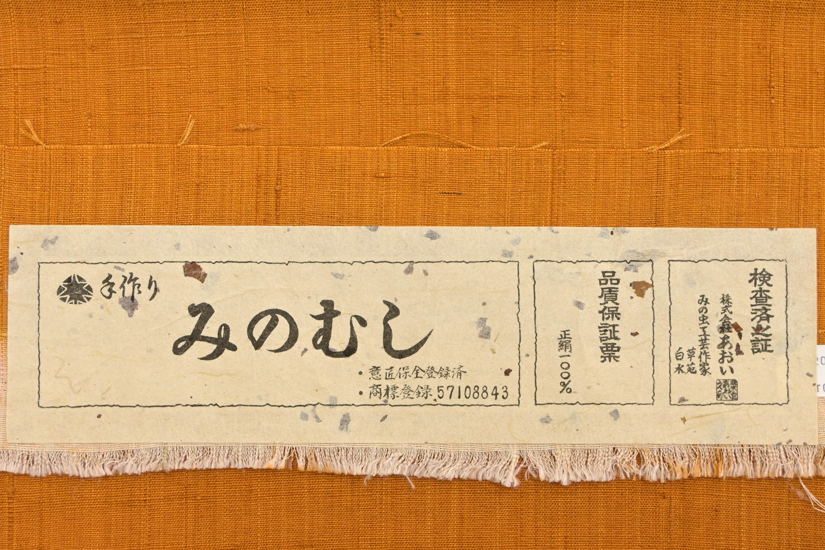 美品 蓑虫 名古屋帯 (草苑白水)
