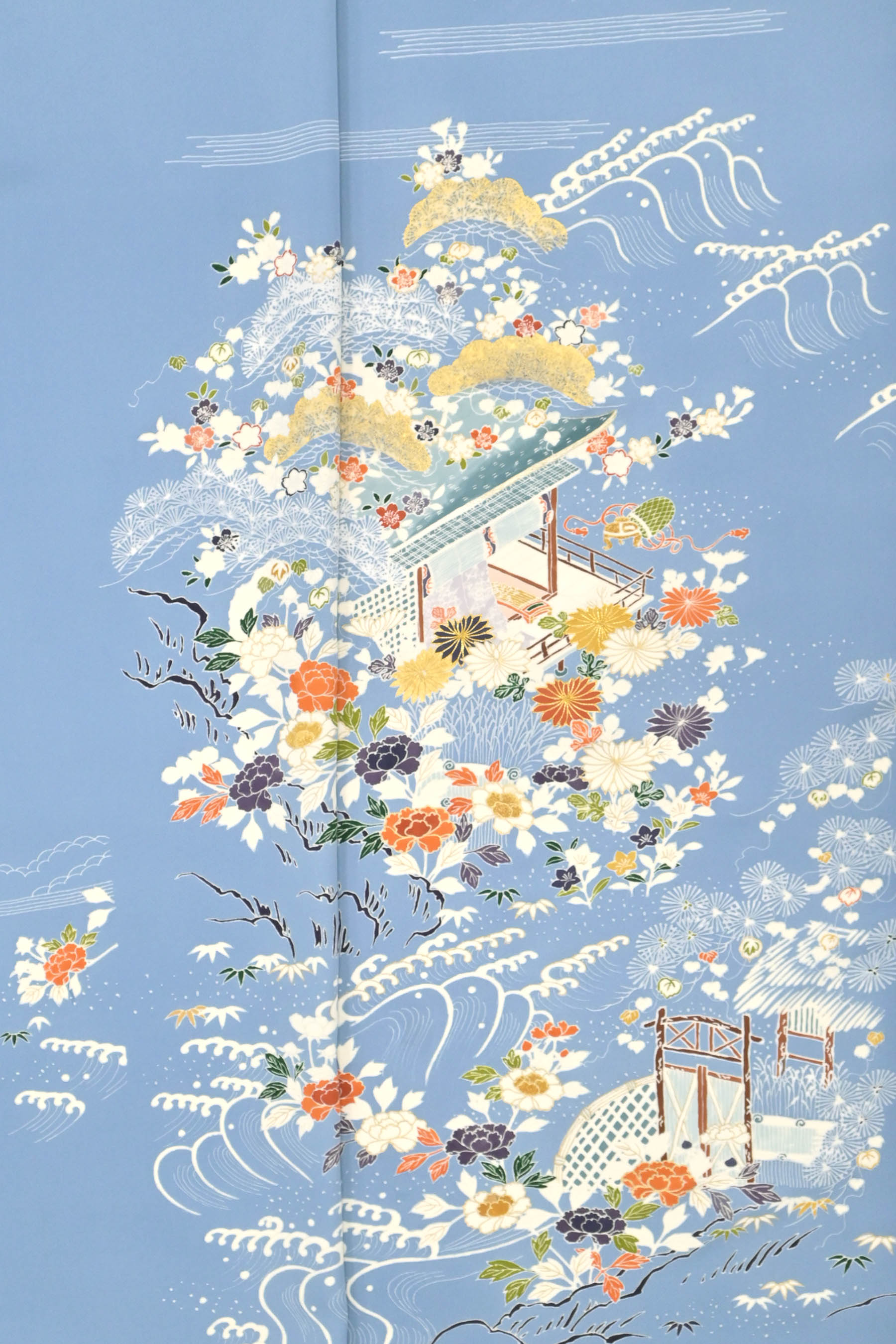 SALE/95%OFF】 裄丈67.3 身丈163 手描き友禅 染分け 付下げ confmax