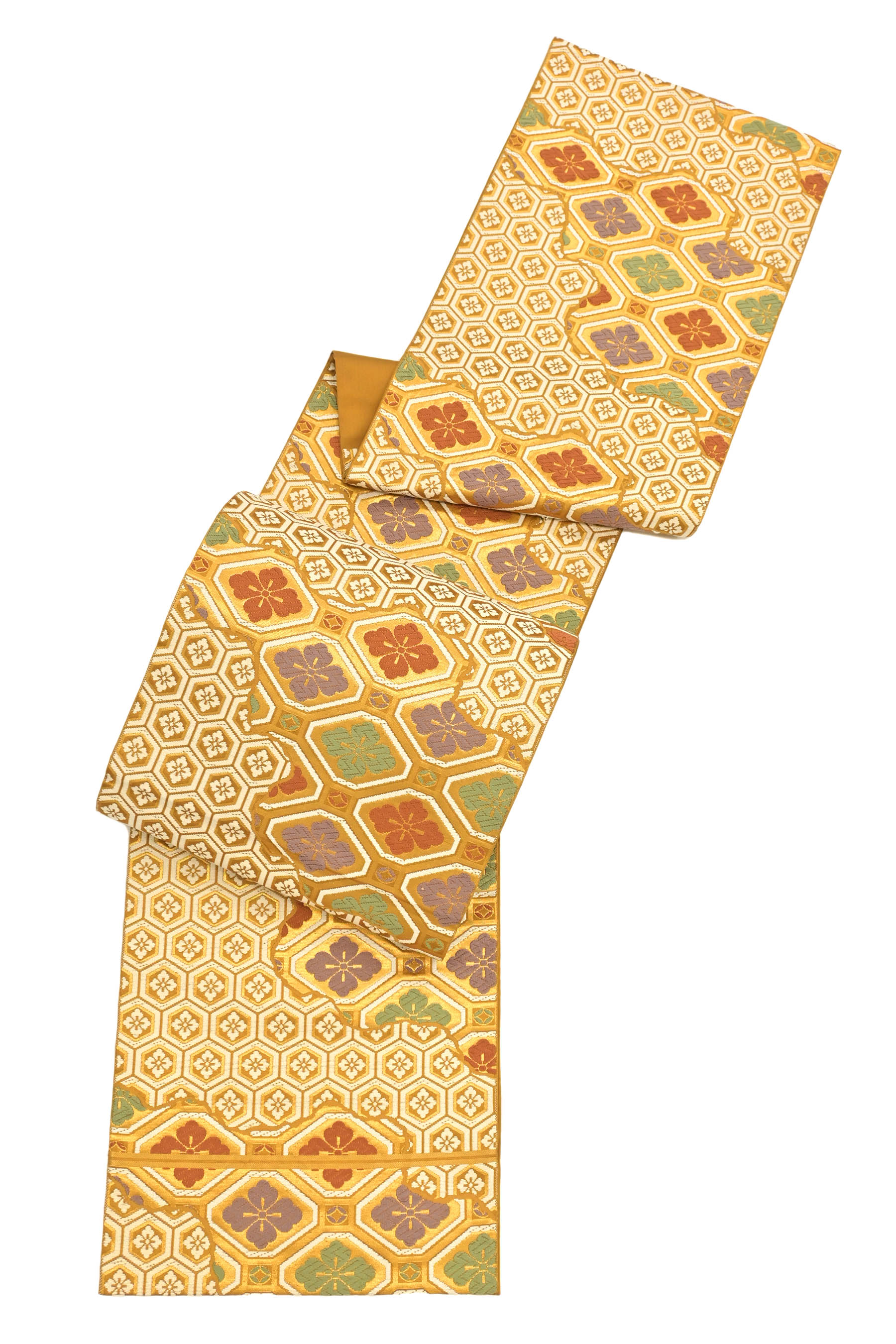 伝統の川島織物から 道長風なとりあい錦袋帯 未仕立て品 cablepacayas.com