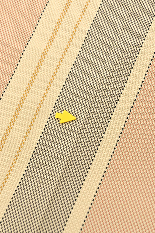 特選博多織八寸名古屋帯 ≪御仕立て上がり・中古美品≫ 「更紗間道紋」 単衣の時期にも重宝 キュッと締め心地よく！