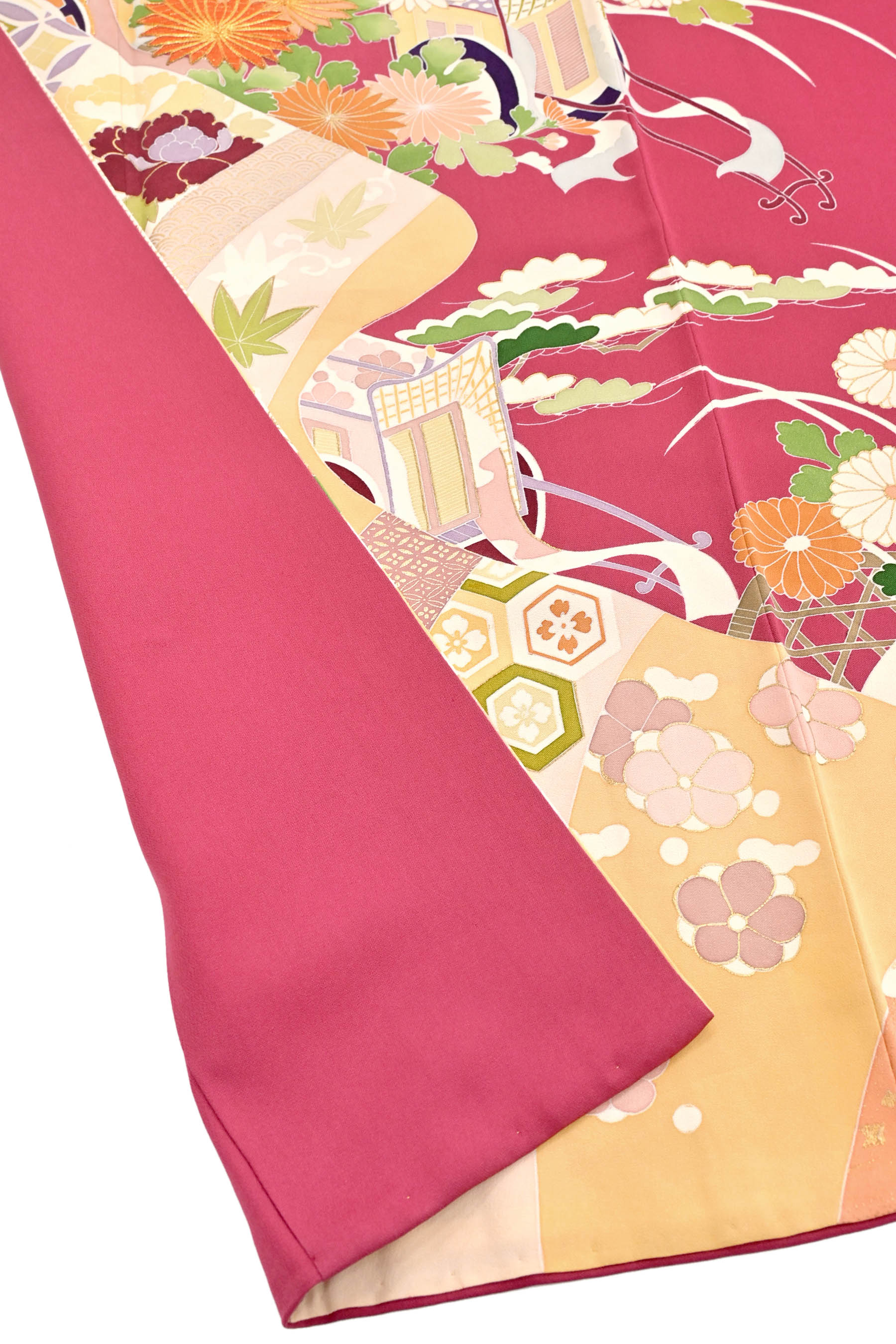 商品詳細 - 【千總】本手描き京友禅お振袖・中古美品 京都きもの市場