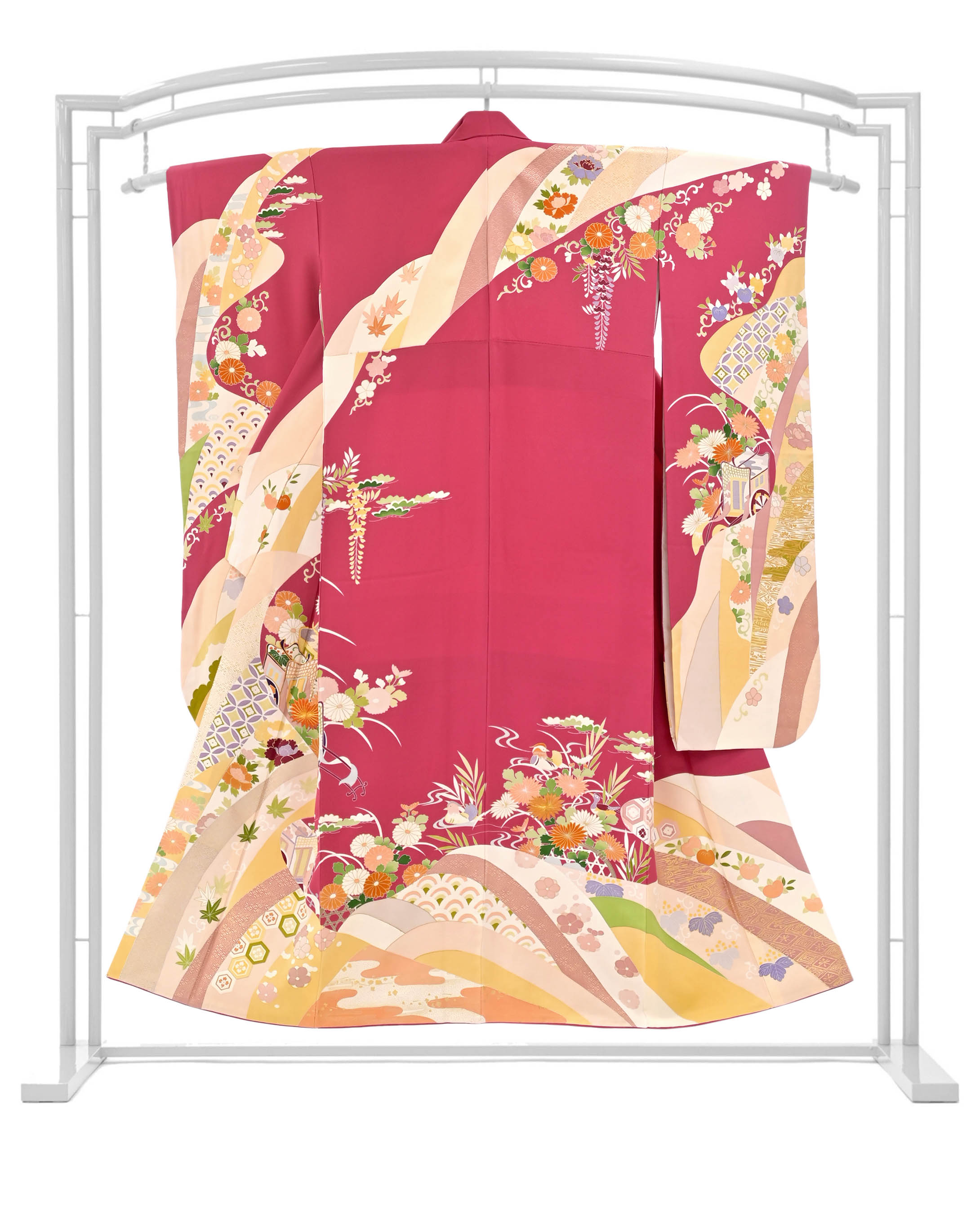 商品詳細 - 【千總】本手描き京友禅お振袖・中古美品 京都きもの市場