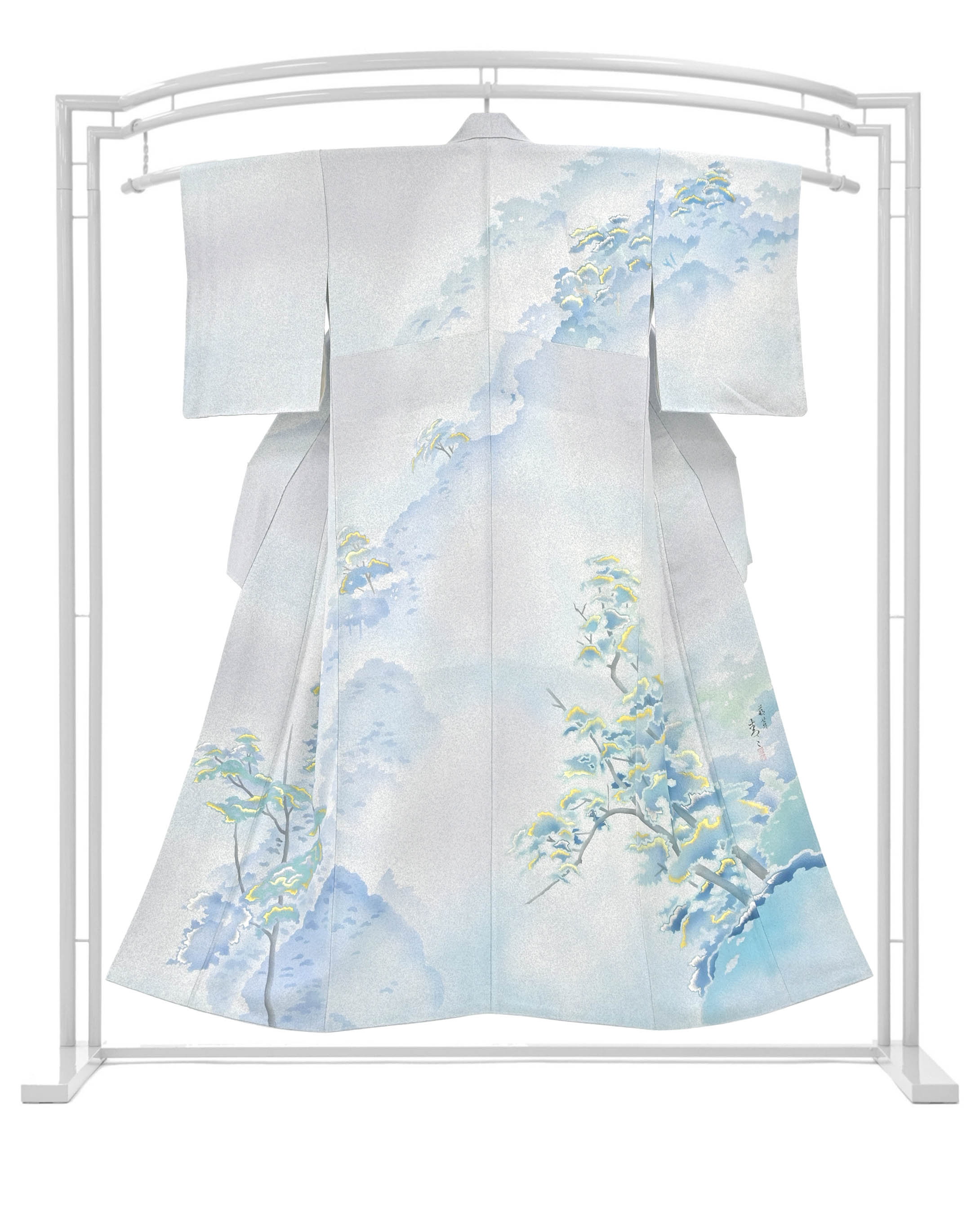 美品 「松井青々」素敵な 附下げ・訪問着（正絹）未使用＜Ｈｓ213＞ 着物 セール超高品質