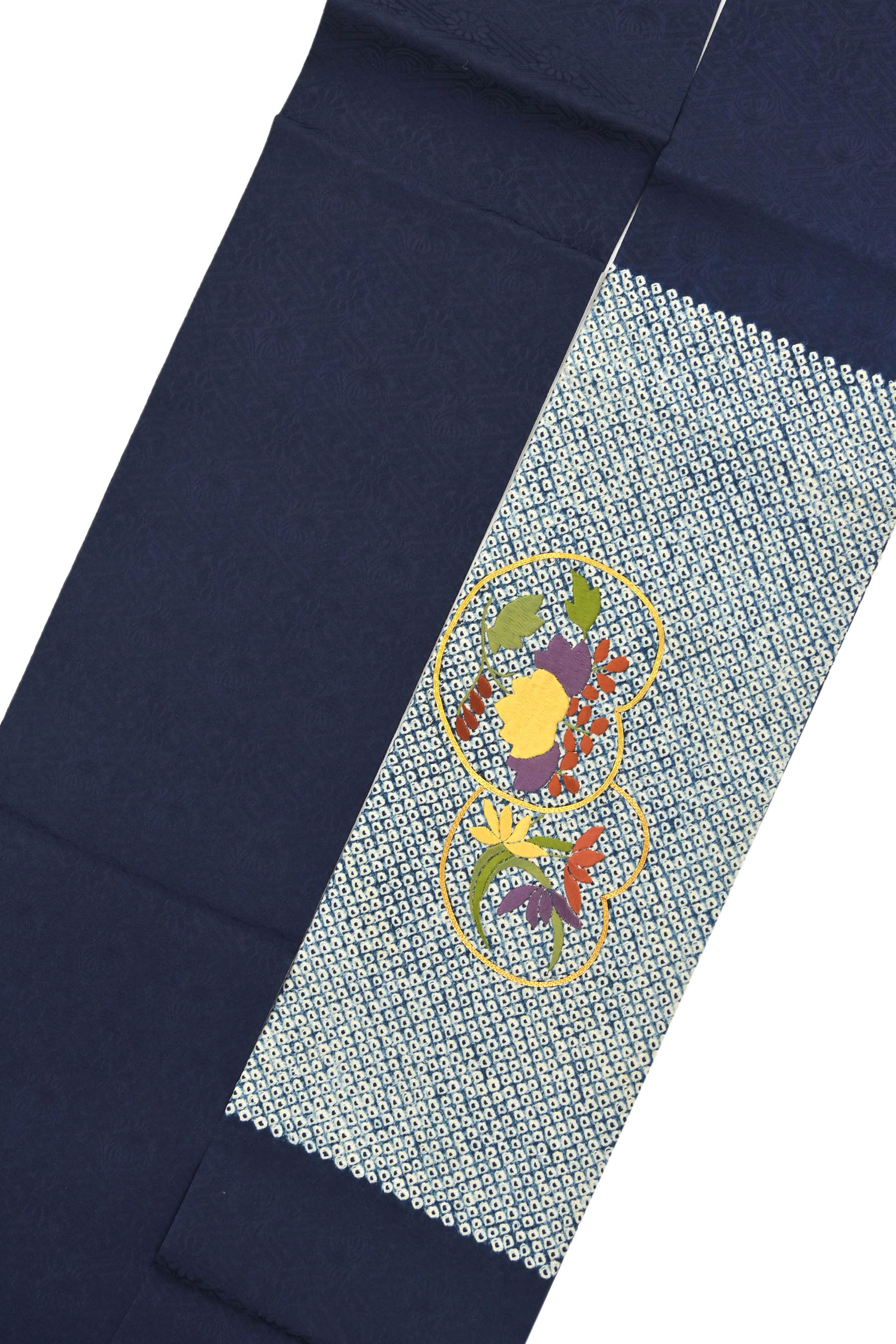 着物　名古屋帯「道成寺」日本手刺繍巾31cm